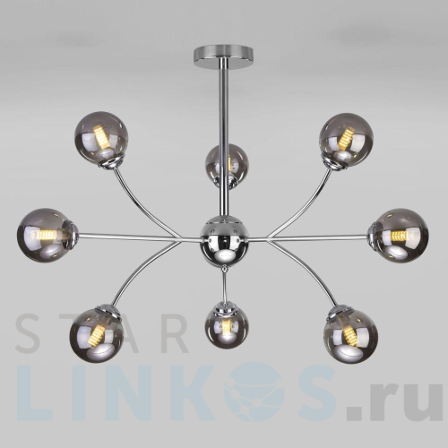 Купить с доставкой Подвесная люстра Eurosvet Astro 30179 хром в Туле