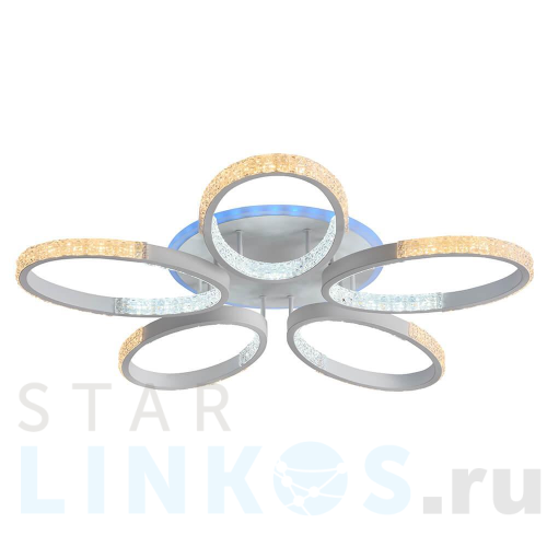 Купить Потолочная светодиодная люстра Profit Light 8097/5 WHT за 4 590 руб. в Туле Купить с доставкой Потолочная светодиодная люстра Profit Light 8097/5 WHT в Туле