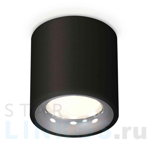 Купить с доставкой Комплект накладного светильника Ambrella light Techno Spot XS7532022 SBK/PSL черный песок/серебро полированное (C7532, N7012) в Туле
