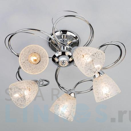 Купить Потолочный светильник Eurosvet 30130/5 хром за 7 380 руб. в Туле фото 2 Купить с доставкой Потолочный светильник Eurosvet 30130/5 хром в Туле фото 2