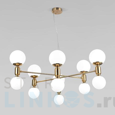 Купить Подвесная люстра Eurosvet Bubble 30182 латунь за 40 700 руб. в Туле фото 2 Купить с доставкой Подвесная люстра Eurosvet Bubble 30182 латунь в Туле фото 2