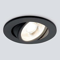Купить Встраиваемый светодиодный светильник Elektrostandard 15272/LED черный a056031 в Туле