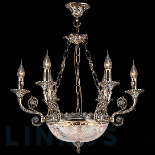 Купить Подвесная люстра Illumico IL7246-9P-48 AB за 11 400 руб. в Туле Купить с доставкой Подвесная люстра Illumico IL7246-9P-48 AB в Туле