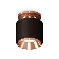 Купить Комплект накладного светильника Ambrella light Techno Spot XS7511140 SBK/PPG черный песок/золото розовое полированное (N7930, C7511, N7035) в Туле