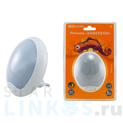 Купить Светильник-ночник TDM Electric Хамелеон SQ0357-0006 за 612 руб. в Туле Купить с доставкой Светильник-ночник TDM Electric Хамелеон SQ0357-0006 в Туле