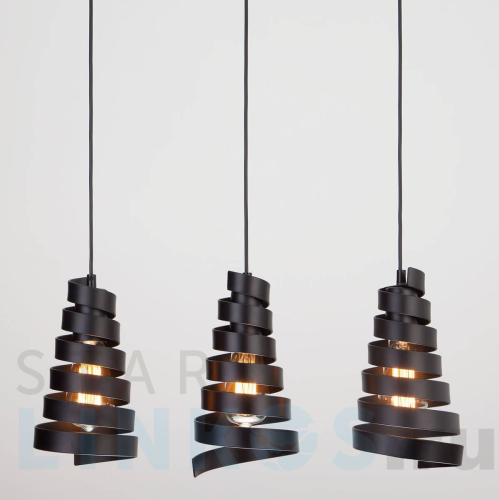 Купить Подвесной светильник Eurosvet 50058/3 черный за 13 400 руб. в Туле Купить с доставкой Подвесной светильник Eurosvet 50058/3 черный в Туле
