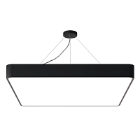 Купить Подвесной светодиодный cветильник Geometria ЭРА Quadro SPO-164-B-40K-110 110Вт 4000К черный Б0050589 в Туле