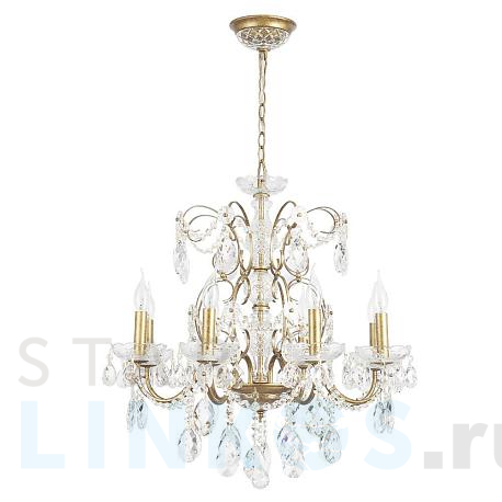 Купить Подвесная люстра Crystal Lux Odelis SP8 Gold за 67 900 руб. в Туле фото 2 Купить с доставкой Подвесная люстра Crystal Lux Odelis SP8 Gold в Туле фото 2