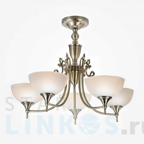 Купить Подвесная люстра Eurosvet Лира 60053/5 античная бронза за 8 910 руб. в Туле фото 2 Купить с доставкой Подвесная люстра Eurosvet Лира 60053/5 античная бронза в Туле фото 2