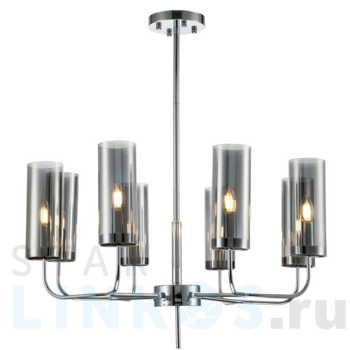 Купить Подвесная люстра Indigo Balletto 13014/8R Chrome V000258 за 19 060 руб. в Туле Купить с доставкой Подвесная люстра Indigo Balletto 13014/8R Chrome V000258 в Туле