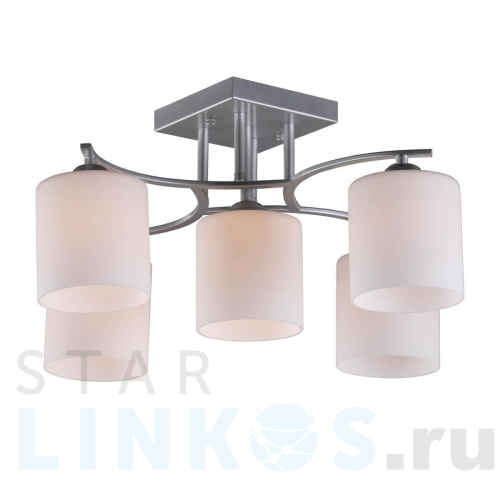 Купить Потолочная люстра Omnilux Pisticci OML-55307-05 за 8 090 руб. в Туле Купить с доставкой Потолочная люстра Omnilux Pisticci OML-55307-05 в Туле