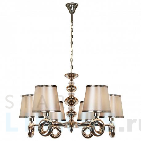 Купить Подвесная люстра iLamp Brooklyn P2401-6 Nickel за 32 890 руб. в Туле фото 2 Купить с доставкой Подвесная люстра iLamp Brooklyn P2401-6 Nickel в Туле фото 2