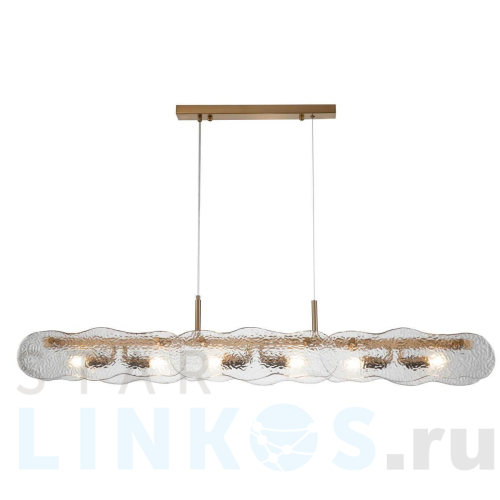 Купить Подвесная люстра Indigo Eleganza 12019/6P Brass V000016 за 45 490 руб. в Туле Купить с доставкой Подвесная люстра Indigo Eleganza 12019/6P Brass V000016 в Туле