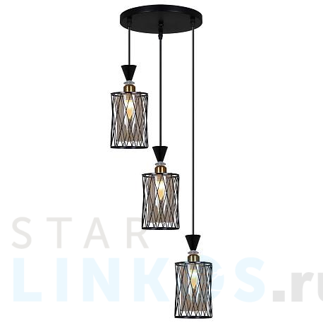 Купить Подвесная люстра Reluce 00307-0.9-03 BK за 3 780 руб. в Туле фото 2 Купить с доставкой Подвесная люстра Reluce 00307-0.9-03 BK в Туле фото 2