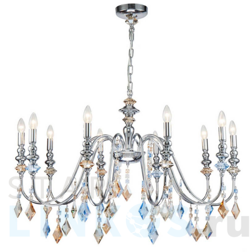 Купить Подвесная люстра Lucia Tucci Maya 4450.10 Chrome за 167 520 руб. в Туле Купить с доставкой Подвесная люстра Lucia Tucci Maya 4450.10 Chrome в Туле