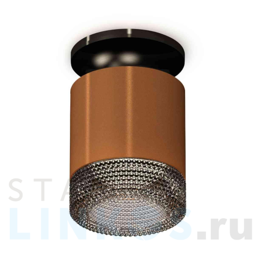 Купить с доставкой Комплект накладного светильника Ambrella light Techno Spot XS7404102 SCF/BK кофе песок/тонированный (N7926, C7404, N7192) в Туле