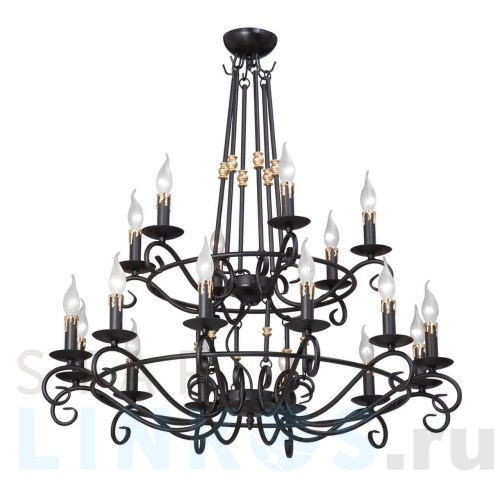 Купить с доставкой Подвесная люстра Vitaluce V1039/12+6 в Туле
