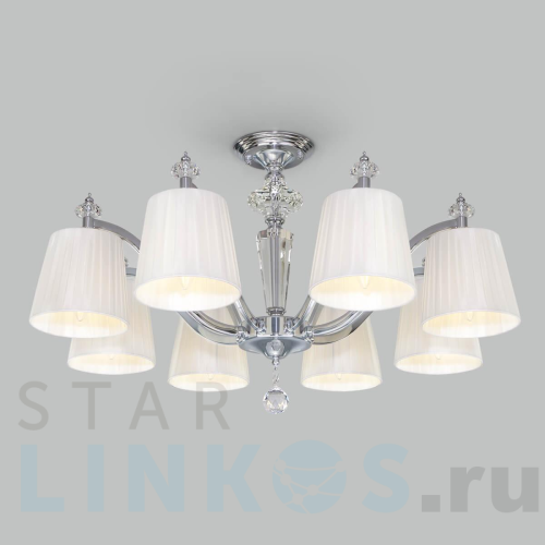 Купить Потолочная люстра Eurosvet Diva 60122/8 хром за 27 800 руб. в Туле Купить с доставкой Потолочная люстра Eurosvet Diva 60122/8 хром в Туле