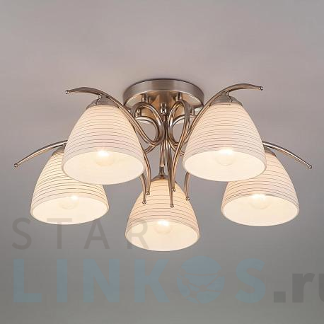 Купить Потолочный светильник Eurosvet 30121/5 сатин-никель за 7 600 руб. в Туле фото 2 Купить с доставкой Потолочный светильник Eurosvet 30121/5 сатин-никель в Туле фото 2