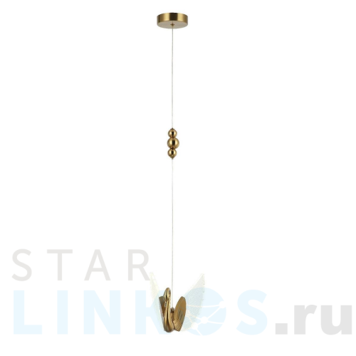 Купить Подвесной светодиодный светильник Gerhort G61392/1BRS CL за 5 800 руб. в Туле Купить с доставкой Подвесной светодиодный светильник Gerhort G61392/1BRS CL в Туле