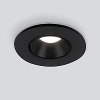 Купить Встраиваемый светодиодный светильник Elektrostandard 25025/Led 3W 4200K BK черный a056777 в Туле