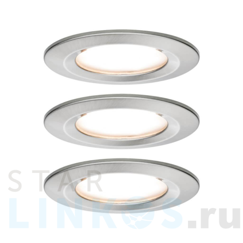 Купить Встраиваемый светодиодный светильник Paulmann Nova Coin 93494 за 10 830 руб. в Туле Купить с доставкой Встраиваемый светодиодный светильник Paulmann Nova Coin 93494 в Туле