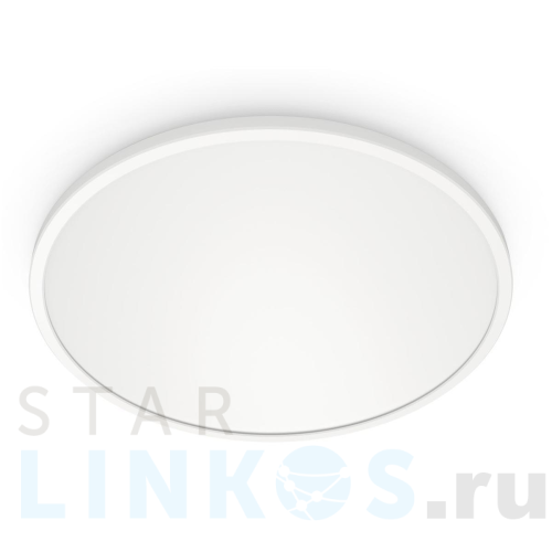 Купить Потолочный светодиодный светильник WiZ Super Slim 929002685101 за 4 690 руб. в Туле Купить с доставкой Потолочный светодиодный светильник WiZ Super Slim 929002685101 в Туле