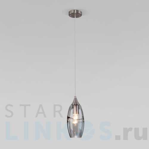 Купить Подвесной светильник Eurosvet Lotus 50222/1 дымчатый за 6 000 руб. в Туле Купить с доставкой Подвесной светильник Eurosvet Lotus 50222/1 дымчатый в Туле