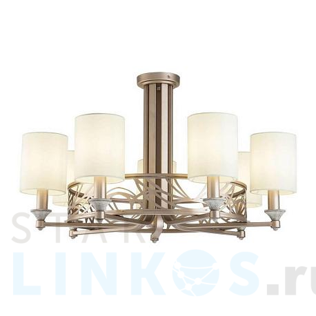 Купить Потолочная люстра Maytoni Vittoria H004CL-07BG за 32 006 руб. в Туле фото 2 Купить с доставкой Потолочная люстра Maytoni Vittoria H004CL-07BG в Туле фото 2