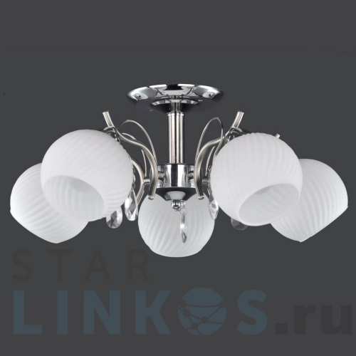 Купить Потолочная люстра Globo Perdita 54711-5 за 23 670 руб. в Туле Купить с доставкой Потолочная люстра Globo Perdita 54711-5 в Туле