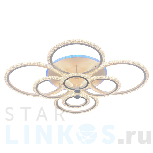 Купить Потолочная светодиодная люстра Profit Light 8027/8 WHT за 13 685 руб. в Туле Купить с доставкой Потолочная светодиодная люстра Profit Light 8027/8 WHT в Туле