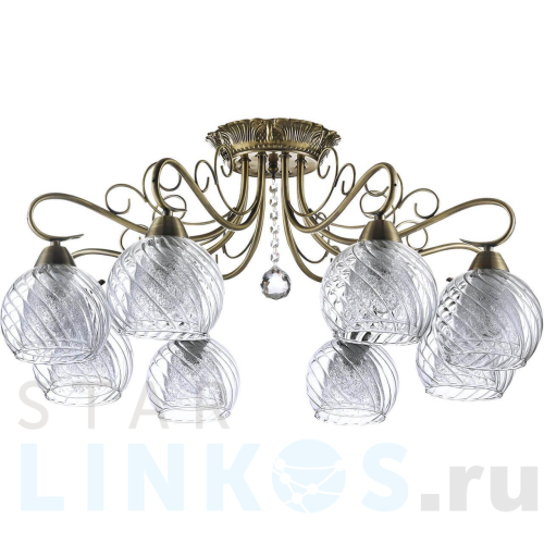 Купить Потолочная люстра Freya Nella FR2662-PL-08-BZ за 18 990 руб. в Туле Купить с доставкой Потолочная люстра Freya Nella FR2662-PL-08-BZ в Туле