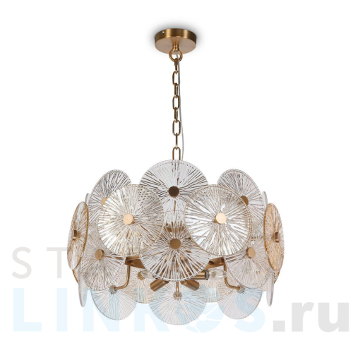 Купить Подвесная люстра Maytoni Aster MOD007PL-08G за 60 990 руб. в Туле Купить с доставкой Подвесная люстра Maytoni Aster MOD007PL-08G в Туле