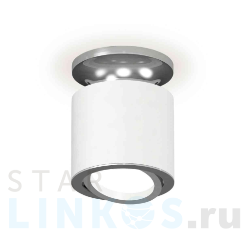 Купить с доставкой Комплект накладного светильника Ambrella light Techno Spot XS7401100 SWH/PSL белый песок/серебро полированное (N7927, C7401, N7003) в Туле