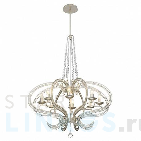 Купить Подвесная люстра Lumien Hall Хилер 2026/8P-CGSL за 34 816 руб. в Туле фото 2 Купить с доставкой Подвесная люстра Lumien Hall Хилер 2026/8P-CGSL в Туле фото 2