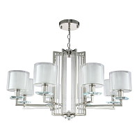 Купить Подвесная люстра Crystal Lux Nicolas SP-PL8 Nickel/White в Туле