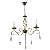 Купить Подвесная люстра Seven Fires Elek WD3596/3H-GD-BK-CL в Туле