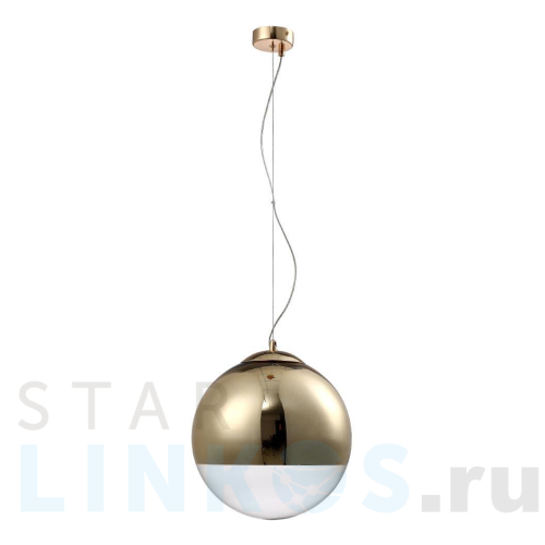Купить с доставкой Подвесной светильник Crystal Lux Helado SP1 D300 Gold в Туле