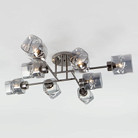 Купить Потолочная люстра Eurosvet Hilari 30165/8 черный жемчуг в Туле