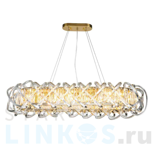 Купить Подвесная люстра Indigo BRACCIA 12007/12PL Gold V000400 за 73 500 руб. в Туле Купить с доставкой Подвесная люстра Indigo BRACCIA 12007/12PL Gold V000400 в Туле