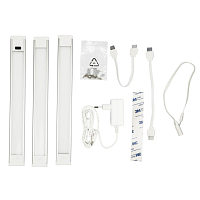 Купить Мебельный светодиодный светильник Uniel ULM-F44-3X3W/4500K/Dim Sensor IP20 Silver UL-00008279 в Туле