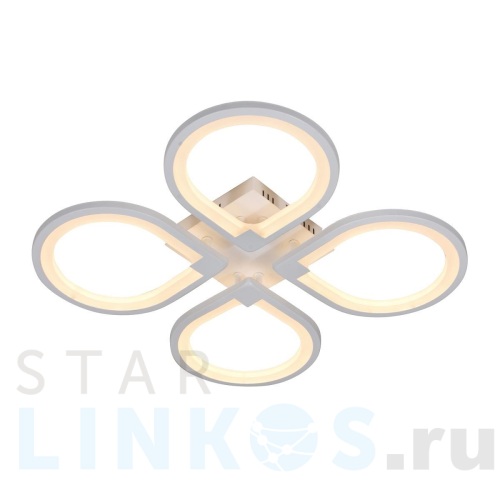 Купить Потолочная светодиодная люстра Gerhort G61207/4WT за 7 800 руб. в Туле Купить с доставкой Потолочная светодиодная люстра Gerhort G61207/4WT в Туле