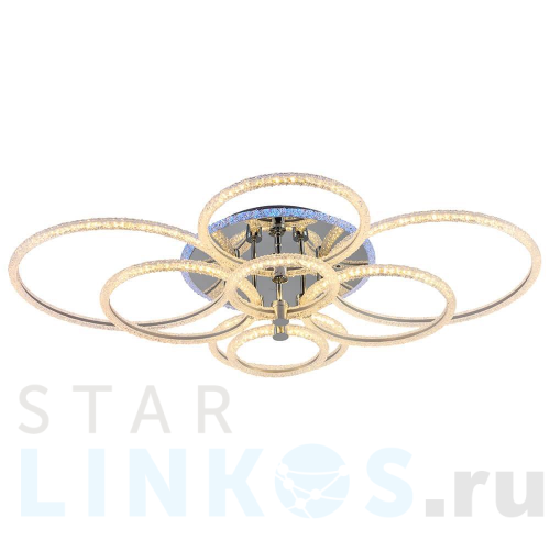 Купить Потолочная светодиодная люстра Profit Light 8024/8 CHR за 14 552 руб. в Туле Купить с доставкой Потолочная светодиодная люстра Profit Light 8024/8 CHR в Туле