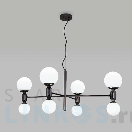 Купить Подвесная люстра Eurosvet Bubble 30182/8 черный жемчуг за 32 300 руб. в Туле фото 2 Купить с доставкой Подвесная люстра Eurosvet Bubble 30182/8 черный жемчуг в Туле фото 2