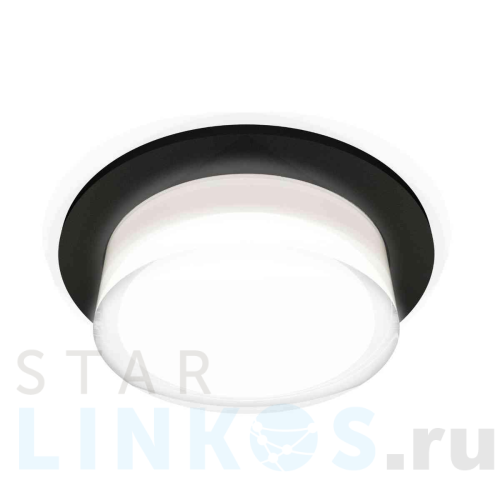 Купить с доставкой Комплект встраиваемого светильника Ambrella light Techno Spot XC7622043 SBK/FR/CL черный песок/белый матовый/прозрачный (C7622, N7160) в Туле