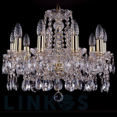 Купить с доставкой Подвесная люстра Bohemia Ivele 1413/10/165 G в Туле