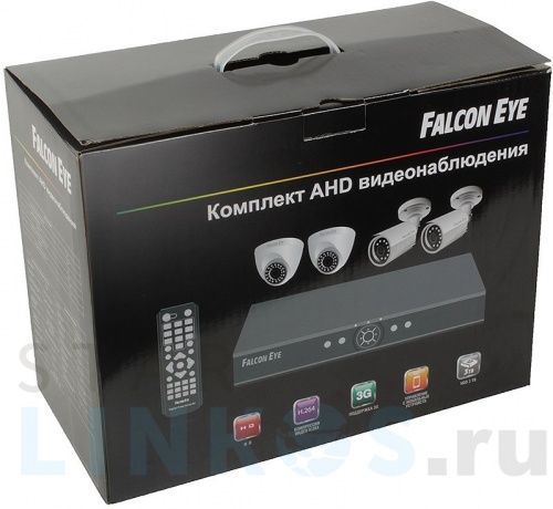 Купить с доставкой Комплект видеонаблюдения 4-х канальный FE-104AHD-KIT ДАЧА в Туле фото 2