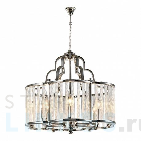 Купить Подвесная люстра iLamp Qeens P9501-6 NIC за 54 290 руб. в Туле фото 2 Купить с доставкой Подвесная люстра iLamp Qeens P9501-6 NIC в Туле фото 2