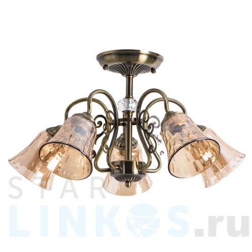 Купить Потолочная люстра Arte Lamp Nicole A2702PL-5AB за 5 990 руб. в Туле Купить с доставкой Потолочная люстра Arte Lamp Nicole A2702PL-5AB в Туле