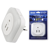Купить Настенный светодиодный светильник Uniel DTL-321 White/Sensor/2USB UL-00007348 в Туле